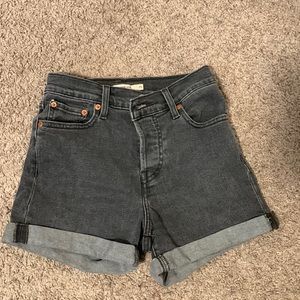 Levi’s Wedgie Shorts High-Waisted Button Fly Womens 25